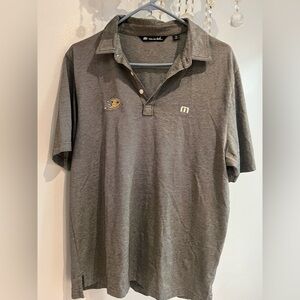 Travis Mathew Charcoal Polo Shirt